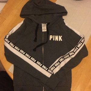 PINK hooded full zip